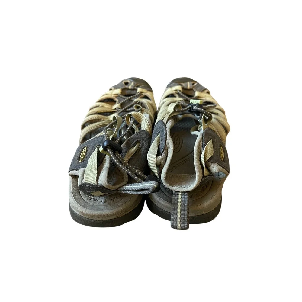 Keen Womans 7.5 Whisper Hiking Sandals $120 Water Shoes Camping Outdoors Green
